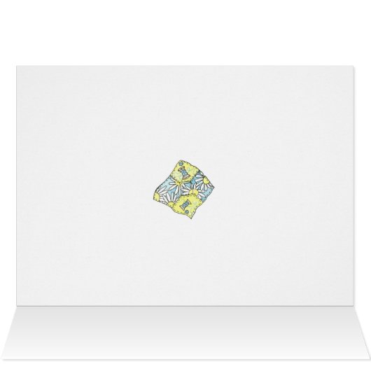 Carte Blank Inside Quilter (Intérieur Horizontal (Haut))