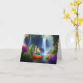 CARTE BLANK MERMAID GREECARD TOUTE OCCASION (Fleur jaune)