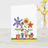 Carte blank note card (Fleur jaune)