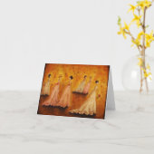 Carte blank notecard 'Elegance' by Marabeth Quin (Fleur jaune)