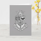 Carte Blason de Kappa Psi (Fleur jaune)