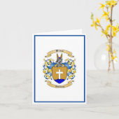 Carte Blason de la famille Wilson (Fleur jaune)