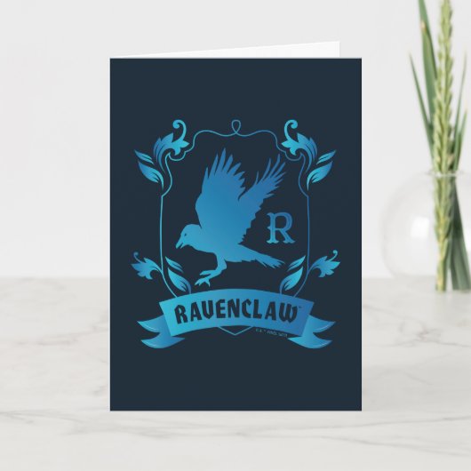 Carte Blason de la maison RAVENCLAW™ orné (Devant)