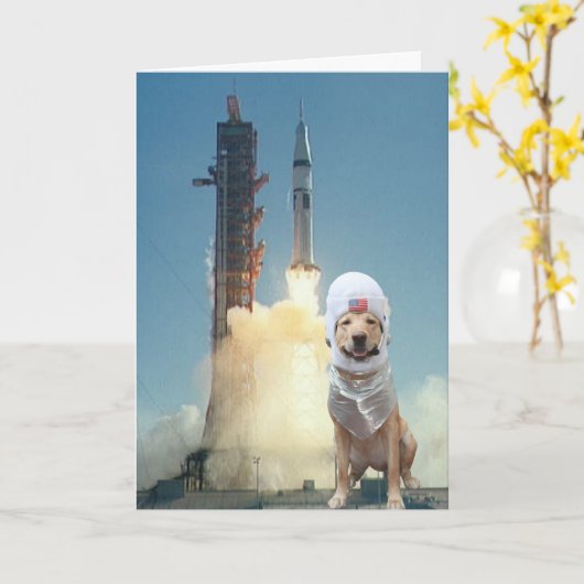 Carte Blast d'anniversaire (Fleur jaune)