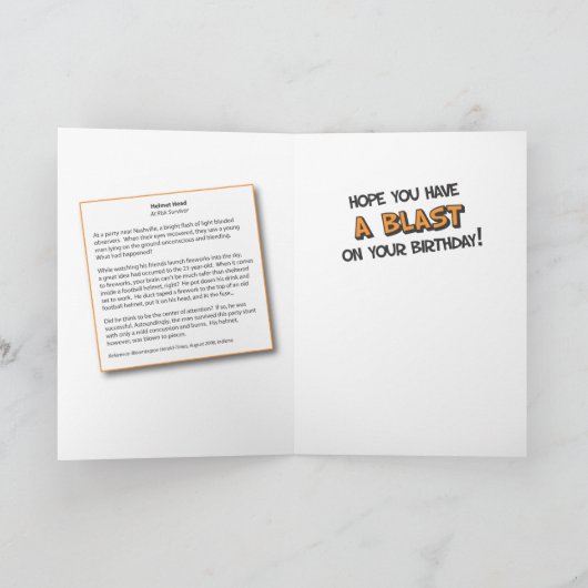 Carte Blast d'anniversaire (Intérieur)