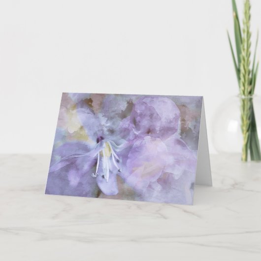 Carte Blend floral (Devant)