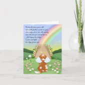 Carte Blenheim Cavalier King Rainbow Bridge Sympathy  (Devant)