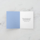 Carte Blenheim Cavalier King Rainbow Bridge Sympathy  (Intérieur)