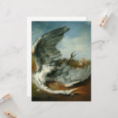 Carte Blessé Heron (par George Frederick Watts) (Devant/Arrière en situation)