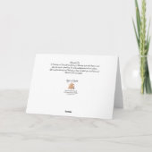 Carte Blessed Be in the Forest Greeting Card (Dos)