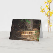Carte Blessed Be in the Forest Greeting Card (Fleur jaune)
