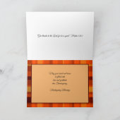 Carte Blessed by God Thanksgiving Card (Intérieur)