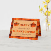 Carte Blessed by God Thanksgiving Card (Fleur jaune)