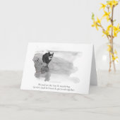 Carte Blessed sont la" béatitude perdue et errante de (Fleur jaune)