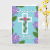 Carte Blessings For Daughter Son Card (Fleur jaune)