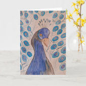 Carte Bleu (Fleur jaune)