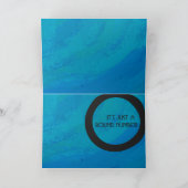 Carte Bleu 40 Décennie Anniversaire (Intérieur)