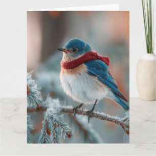 Carte Bleu adorable dans un écusson