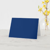 Carte Bleu américain (Fleur jaune)