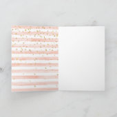 Carte Bleu Aquarelle Baies Or Etoiles (Intérieur)