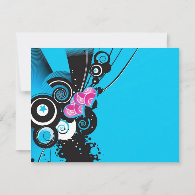 Carte bleu-arrière - plan-avec-formes (Devant)