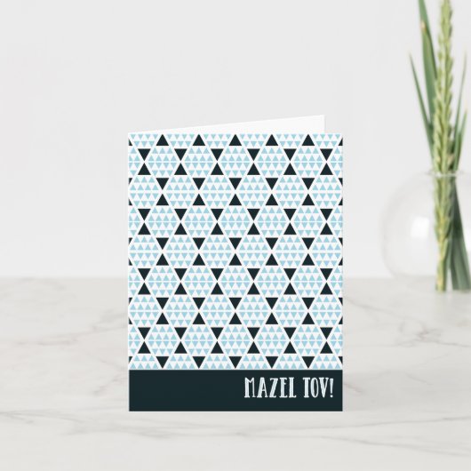 Carte Bleu aztèque de Mazel Tov (Devant)