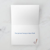 Carte Bleu Baseball Anniversaire (Intérieur)