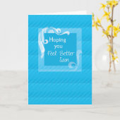 Carte Bleu Bleu, Fils, Simple Entreprise (Fleur jaune)