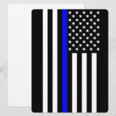Carte Bleu clair léger style américain (Devant / Derrière)