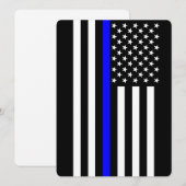 Carte Bleu clair léger style américain (Devant / Derrière)