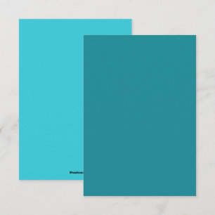 Carte Bleu Cyan Turquoise Turquoise Printemps saison Cou