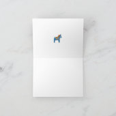 Carte Bleu Dala Horse Note (Intérieur)