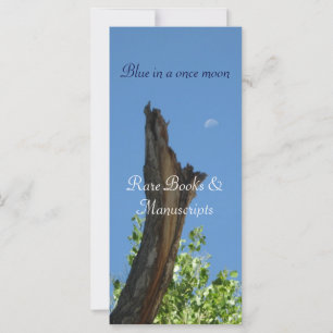 Carte Bleu dans une boucle lune_signet
