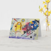 Carte Bleu de fard à joues de Kandinsky - de Jaune (Fleur jaune)