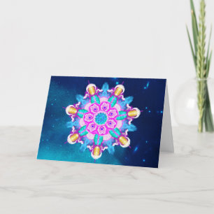 Carte Bleu de nuit étoilée de *~*, énergie curative de