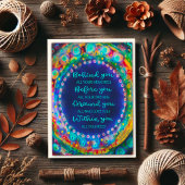 Carte Bleu derrière vous Graduation Inspiriity Card