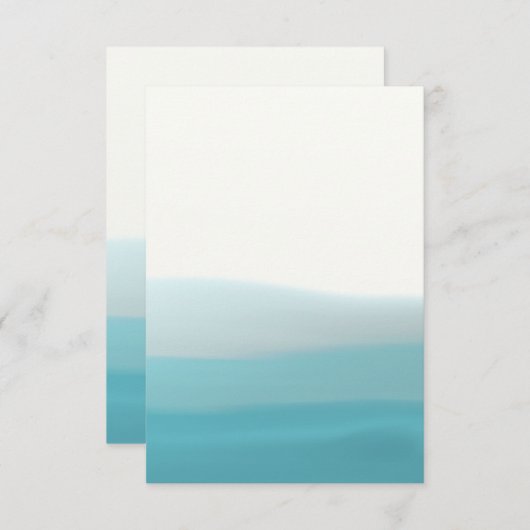 Carte Bleu Dip Dye (Devant / Derrière)