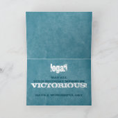 Carte Bleu Dragon Vs Dinosaur Anniversaire (Intérieur)