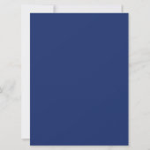 Carte Bleu et Argent Élégants (Dos)