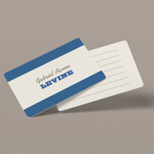 Carte Bleu et Argent Marine