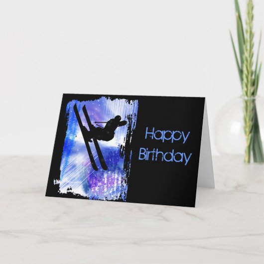 Carte Bleu et blanc (Devant)