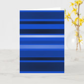 Carte Bleu foncé (Fleur jaune)