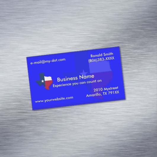 Carte bleu-foncé de drapeau du Texas (In Situ)