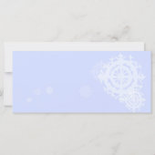Carte Bleu hiver (Dos)
