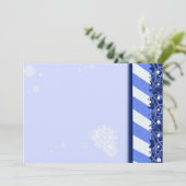 Carte Bleu hiver (Debout devant)