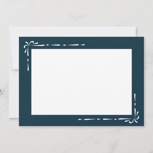 Carte Bleu Minimaliste Obtenez Bien Bientôt (Dos)