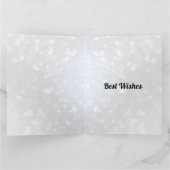 Carte bleu moderne et noir masculin 21e anniversaire (Intérieur)