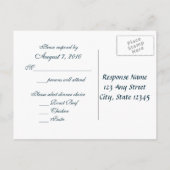 Carte Bleu Océan/Réponse (Dos)