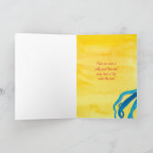 Carte Bleu Octopus Joyeux anniversaire (Intérieur)