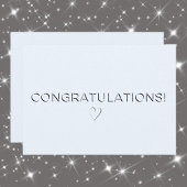 Carte Bleu pâle Élégant Toutes les occasions Félicitatio